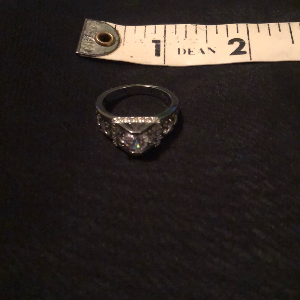 Described on purchase as S925 Sterling Silver CZ ring